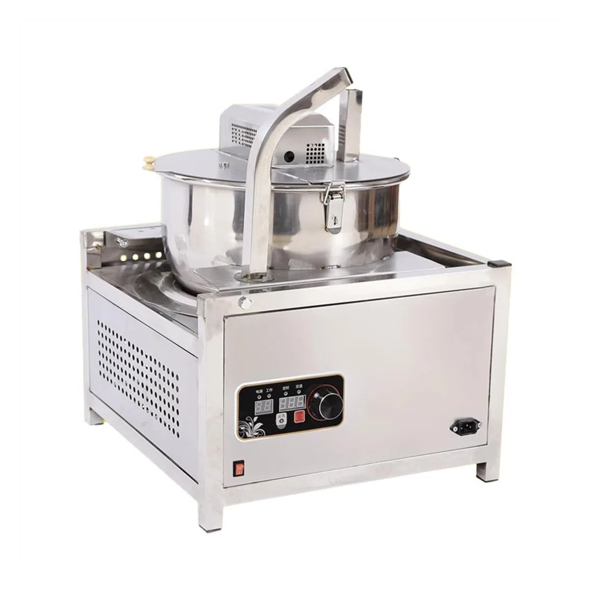 Machine à pop-corn chauffage électromagnétique, commerciale, gaz, électrique Fabricant de pop-corn