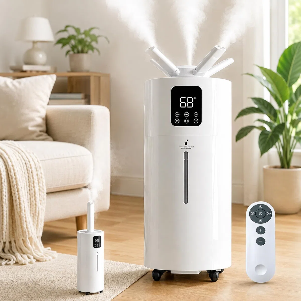 Humidificateur D'air Commercial 25L Pour Grande Pièce Et Les Plantes