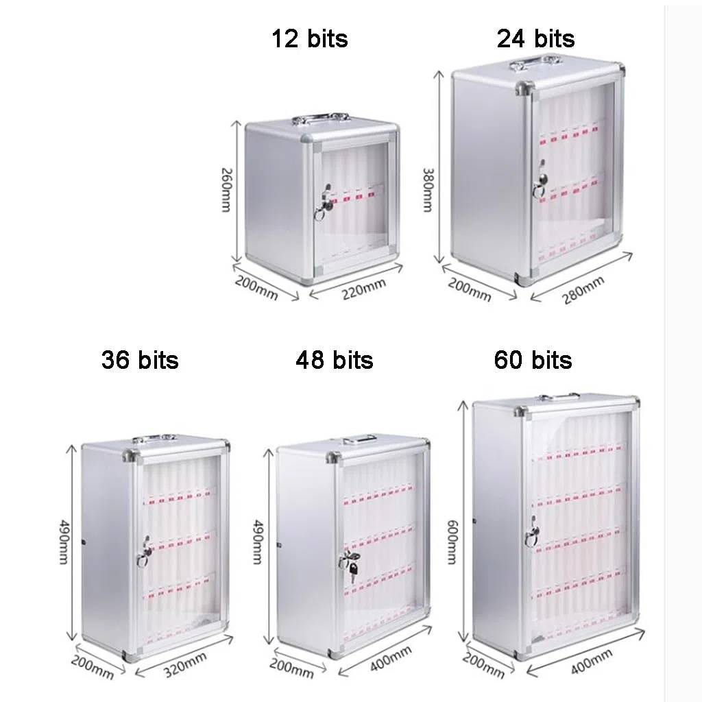 Armoire de rangement murale pour téléphones portables - Boîte de rangement pour téléphones portables - Boîte de gestion pour téléphones portables - École, laboratoire, usine - Armoire pour téléphone